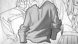 How to draw clothing folds