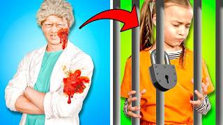 Bad Doctor VS Good Cop || Cop’s Creative Parenting Hacks & Funny Situations