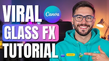 How to Make a Glass Effect in Canva (Easy Beginner Tutorial 2025)