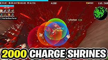 How 2000 Charge Shrines Break Megabonk (modded)