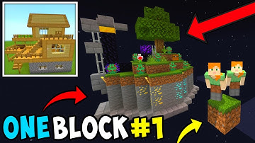 Craft Box Game Tree One Block With New Island 🤯 Multiplayer Survival Series Part 1