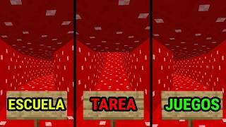 La Escuela en Minecraft es como...