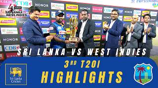 3rd T20I | Highlights | West Indies Tour Of Sri Lanka | 17th October 2024