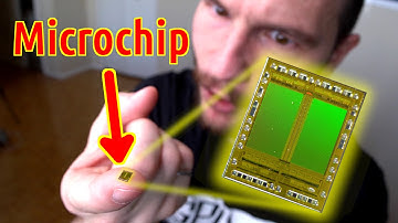 Microchip Closeup - 4M-Bit CMOS Mask ROM Microchip - KM23C4000D