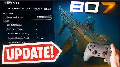 BO7 Warzone Season 1 UPDATED Controller Settings - Scuf Envision Pro: YY Macro + Sticky Aim