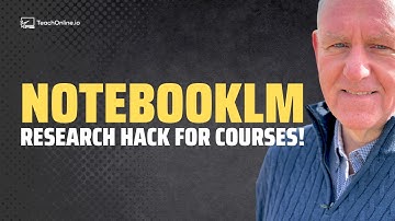 Ik gaf NotebookLM één idee... het bouwde de hele cursusopzet op