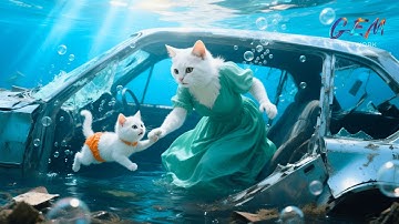 💥 The Bridge Collapsed... But the Mother Cat Never Gave Up! | Unbelievable Rescue