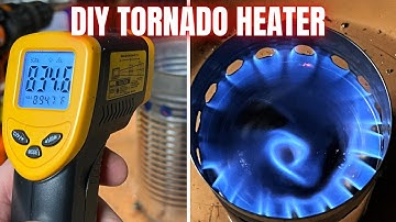 Homemade TORNADO Heater | 10 Minute Build For Hours Of Heat