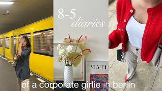 working full-time in berlin | productive week, corporate girlie & life abroad diaries