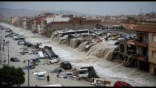 Storm Alice Floods Ibiza and Mallorca | Roads Closed and Homes Submerged in Spain