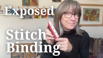 Mini Book with Exposed Tape Binding | Handmade Journal Making Process