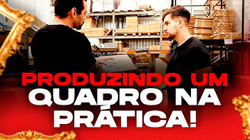 Como é a operação do MAIOR VENDEDOR de quadros do Mercado Livre e Shopee