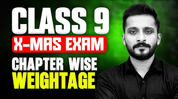 Class 9 Christmas Exam | Chapter wise Expected Weightage 2025-26 | Exam Winner Class 9