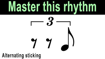 Syncopated Triplet 8th Note Rhythm Exercises @ 80 bpm