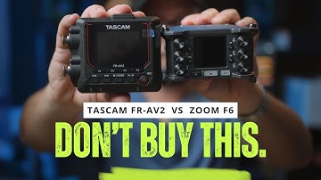 Beste 32-bits float-timecoderecorder - Tascam FR-AV2 vs Zoom F6