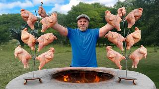 Roasting Juicy Chickens in Tandoor! Come Hungry, Leave Inspired