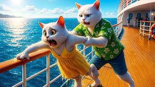 😱 Kitten’s Wildest School Adventures! From Strange Fruits to Evil Zombies 🍎🚌🐱