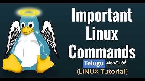 🐧 Linux Tutorial in Telugu (తెలుగులో) | File Operations Commands Explained 💻
