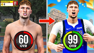 COOPER FLAGG BUILD 60 OVR to 99 OVR in 1 VIDEO (No Money Spent + No MyCareer)