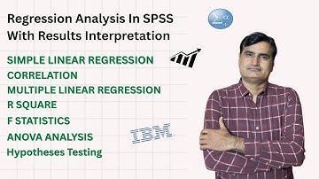 Regression analysis in SPSS with results interpretation | Step by Step