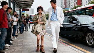 Poor girl is mocked by all, but no one knows her boyfriend is a powerful CEO! 💞#cdrama #ceo