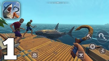 Raft Multiplayer Survival Gameplay Walkthrough Part 1 (iOS, Android)