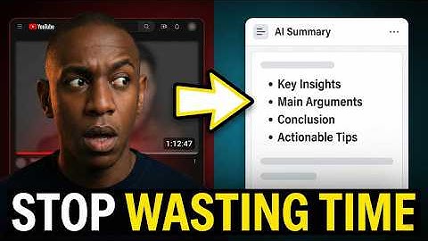 How to Use ChatGPT to Summarize ANY  YouTube Videos