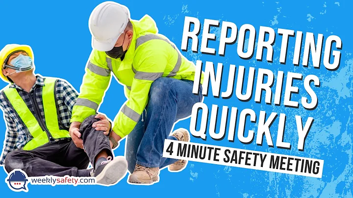 Safety Meeting on Reporting Injuries Quickly