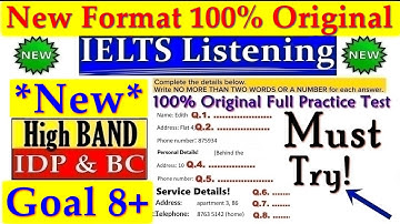 IELTS LISTENING PRACTICE TEST 2025 WITH ANSWERS | 04.12.2025