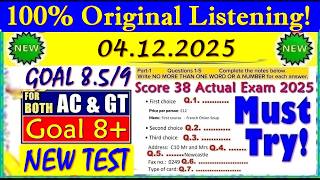 IELTS LISTENING PRACTICE TEST 2025 WITH ANSWERS | 04.12.2025