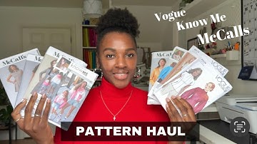 HUGE PATTERN HAUL I McCalls, Know Me & Vogue! #sewingpatterns