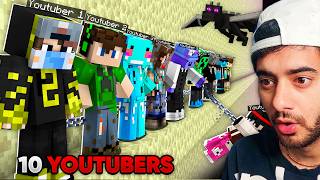 I Chained Together 10 Youtubers to Beat Minecraft