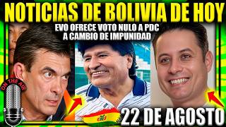 🇧🇴BOLIVIAN NEWS TODAY AUGUST 22, 2025 🇧🇴Bolivia News August 22🎤 ALERT!