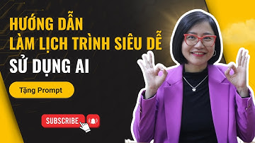 Cách Làm Lịch Trình Thông Minh Bằng AI – Ai Cũng Làm Được | Free Prompt