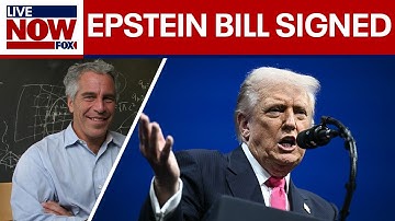 BREAKING: Trump signs bill to release Epstein files