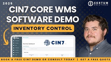 Cin7 WMS Tutorial | Order Management & Warehouse Tracking Demo (2025)