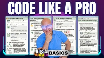 Stop Coding Like a Beginner: Learn The 4 Fundamentals of Professional Excel VBA