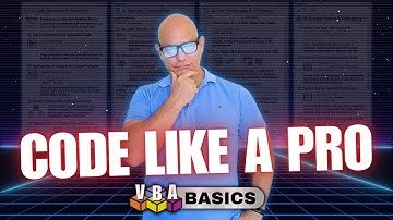 Stop Coding Like a Beginner: Learn The 4 Fundamentals of Professional Excel VBA