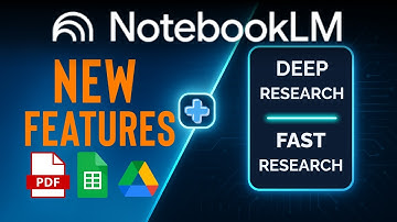NotebookLM Update: New Deep Research, Drive Imports, and Sheets Support Explained