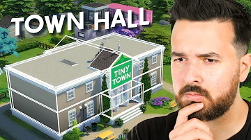 I built a Town Hall for my tiny town!