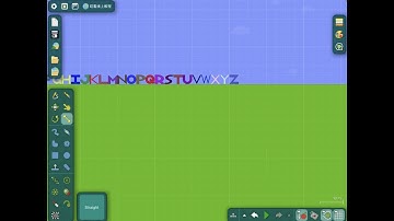 A–Z Alphabet Animation in Algodoo | Relaxing Sound Effects