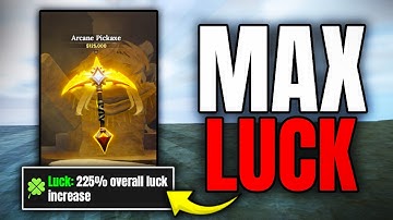 How to get MAX LUCK (+290%) In The Forge! (Roblox)