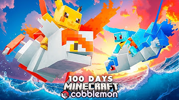I Spent 100 Days in COBBLEMON 1.7 UPDATE VS. my Rival! (Duos Cobblemon)