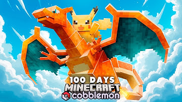 I spent 100 DAYS in the NEW POKEMON MINECRAFT Mod VS.my Rival! (Cobblemon 1.7)