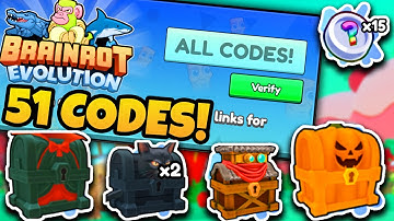 All NEW Working Codes In Brainrot Evolution Update! (51 Codes!)