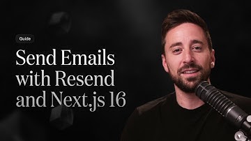 How to use send emails with Next.js 16