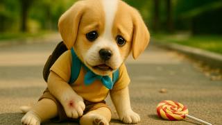 Baby Puppy was Terrified and then was Surprised 🍭😭 You Won’t Believe Why! 😱❤️ Watch to the End! 🐶