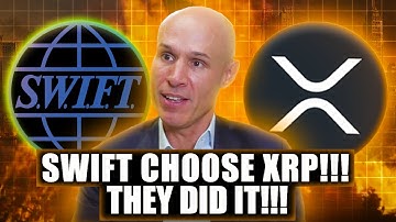OMG THEY DID IT!!! SWIFT CHOOSE XRP!! (THIS IS A GAME CHANGER)