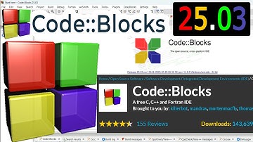 How to download and Install CodeBlocks IDE 25.03 on Windows 11 [2025 Update] MinGW-64 C/C++ Compiler