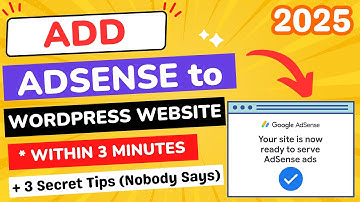 Google AdSense toevoegen aan WordPress | Google AdSense aanvragen voor WordPress-website 2025
